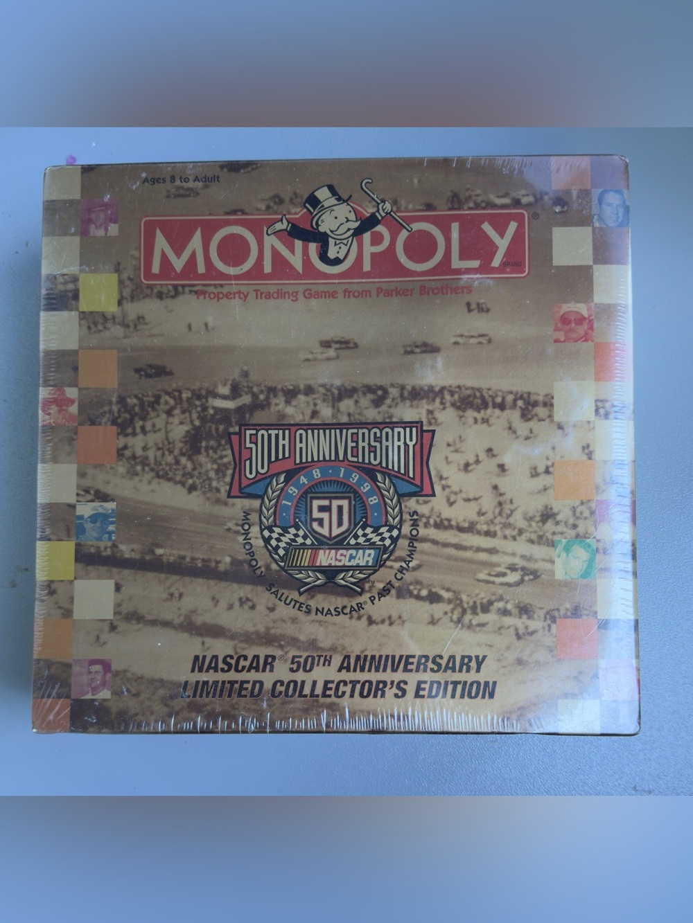 Monopoly NASCAR 50th Anniversary Limited Collector's Edition - Gold New